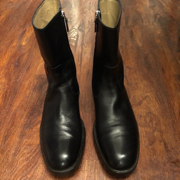 Gucci Men’s leather Black Boots - Picture 1 of 4